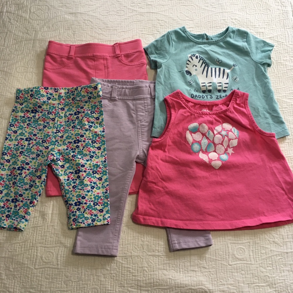 6-12m (3/$20) 5-Pack Summer Pastels by Joe Fresh